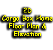 Cargo Box Home Floor Plan & Elevation Examples